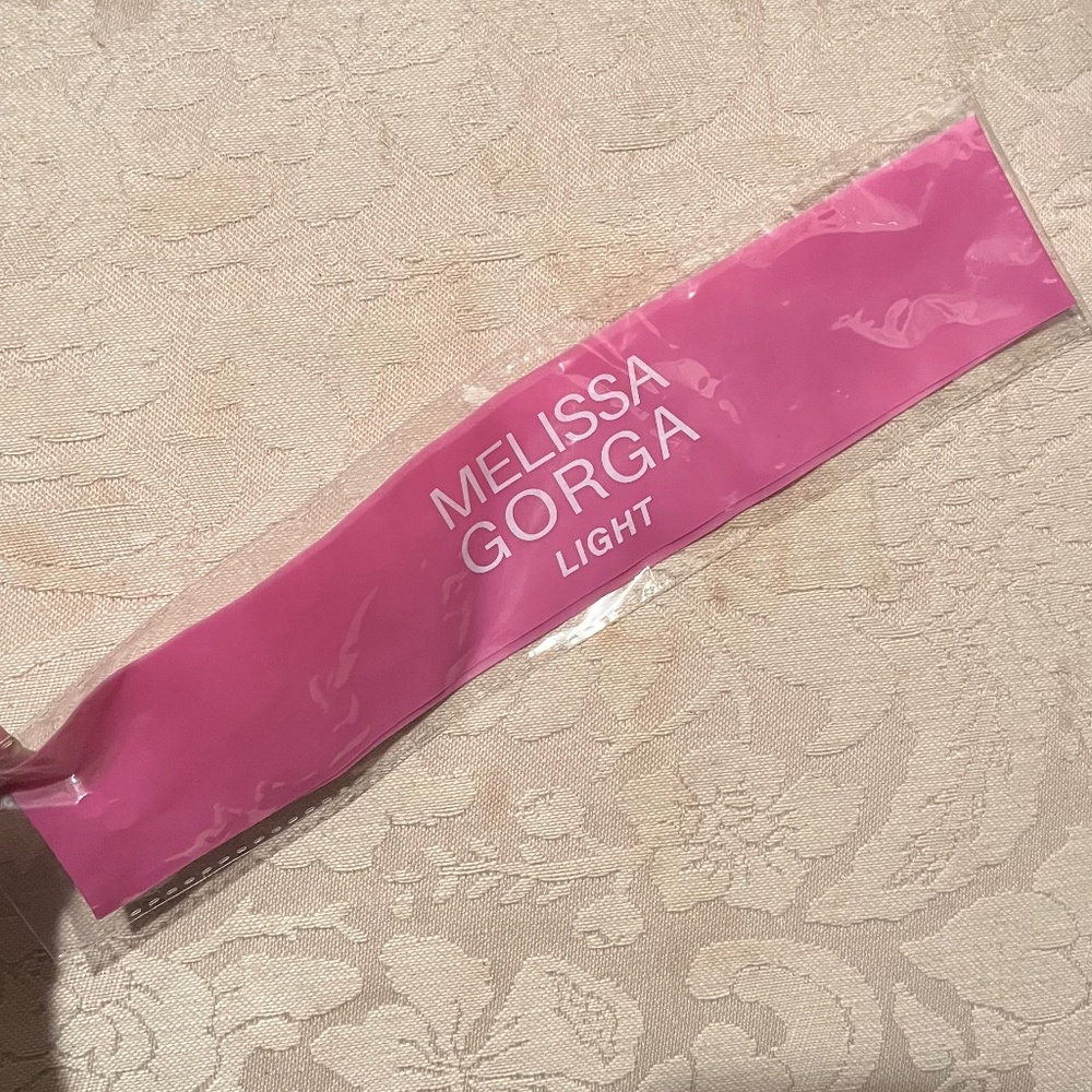 NEW Pink Melissa Gorga Exercise Band, light resistance